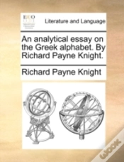 Capa do artigo An Analytical Essay On The Greek Alphabe