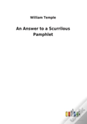 Capa do artigo An Answer To A Scurrilous Pamphlet