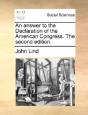 An Answer To The Declaration Of The Amer - Preview