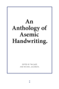 An Anthology Of Asemic Handwriting