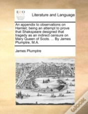 Capa do artigo An Appendix To Observations On Hamlet; B