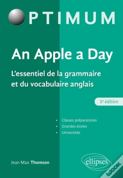 Capa do artigo An Apple A Day : L'Essentiel De La Grammaire Et Du Vocabulaire Anglais (5e Édition)