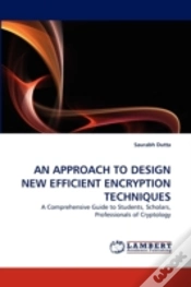 Capa do artigo An Approach To Design New Efficient Encryption Techniques