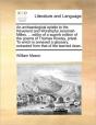 An Archaeological Epistle To The Reveren - Preview