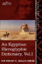 An Egyptian Hieroglyphic Dictionary (In Two Volumes), Vol.I - Preview