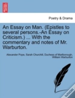 Capa do artigo An Essay On Man.  Epistles To Several Pe