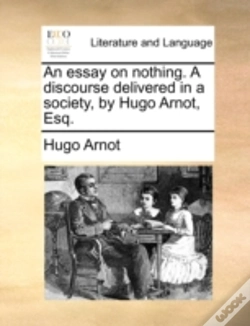 Capa do artigo An Essay On Nothing. A Discourse Deliver