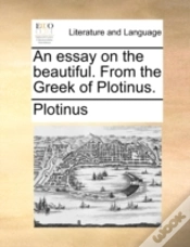 Capa do artigo An Essay On The Beautiful. From The Gree
