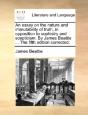 An Essay On The Nature And Immutability - Preview