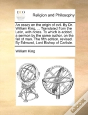 Capa do artigo An Essay On The Origin Of Evil. By Dr. W