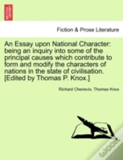 Capa do artigo An Essay Upon National Character: Being