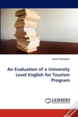 Capa do artigo An Evaluation Of A University Level English For Tourism Program