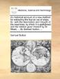 An Historical Account Of A New Method Fo - Preview