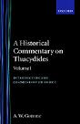 An Historical Commentary On Thucydides: Volume 1. Introduction, And Commentary On Book I - Preview