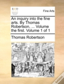 Capa do artigo An Inquiry Into The Fine Arts. By Thomas