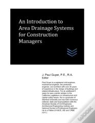 An Introduction To Area Drainage Systems For Construction Managers