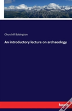 Capa do artigo An Introductory Lecture On Archaeology