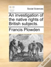 Capa do artigo An Investigation Of The Native Rights Of