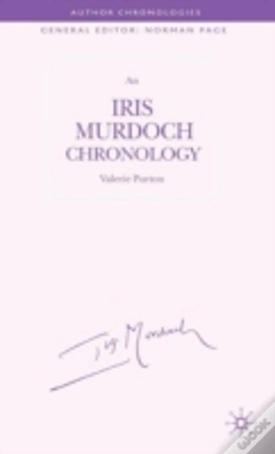 Capa do artigo An Iris Murdoch Chronology