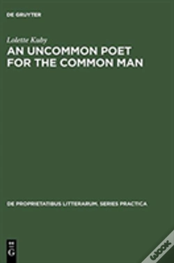 Capa do artigo An Uncommon Poet For The Common Man