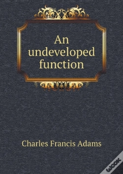 Capa do artigo An Undeveloped Function