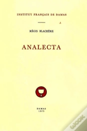 Capa do artigo Analecta