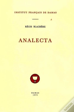 Capa do artigo Analecta