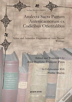 Capa do artigo Analecta Sacra Patrum Antenicaenorum Ex Codicibus Orientalibus