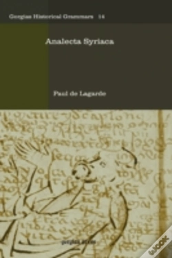 Capa do artigo Analecta Syriaca