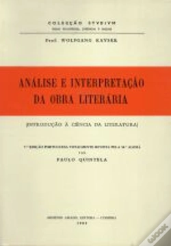 Capa do artigo Análise e Interpretação da Obra Literária