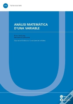 Capa do artigo Anàlisi Matemàtica D'Una Variable
