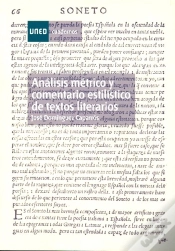 Capa do artigo Análisis Métrico Y Comentario Estilístico De Textos Literarios