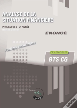 Capa do artigo Analyse De La Situation Financiere - Enonce - Processus 6 Du Bts Cg