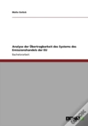 Capa do artigo Analyse Der Ubertragbarkeit Des Systems Des Emissionshandels Der Eu