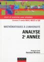 Analyse Deug 2ème Année; Cours Et Exercices Avec Solutions - Preview