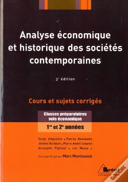 Capa do artigo Analyse Eco & Hist Des Societes Contemp