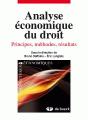 Analyse Économique Du Droit ; Principes, Méthodes, Résultats - Preview