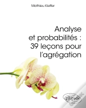 Capa do artigo Analyse Et Probabilités : 39 Leçons Pour L