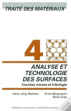 Capa do artigo Analyse Et Technologie Des Surfaces ; Traité Des Matériaux Tome 4