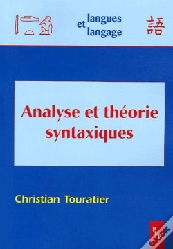 Capa do artigo Analyse Et Théorie Syntaxiques