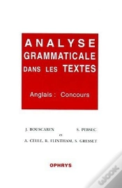 Capa do artigo Analyse Grammaticale Dans Les Textes : Anglais Concours