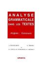 Analyse Grammaticale Dans Les Textes : Anglais Concours - Preview