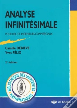 Capa do artigo Analyse Infinitesimale ; Pour Hec Et Ingenieurs Commerciaux