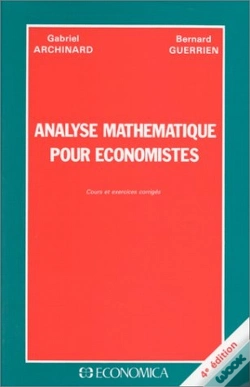 Capa do artigo Analyse Mathematique Pour Economistes, 4e Ed.