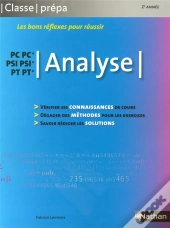 Analyse Pc Pc-Psi Psi-Pt Pt ; 2ème Année ; Classes Prépas (Édition 2008)