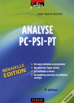 Capa do artigo Analyse ; Pc-Psi-Pt ; Cours Et Exercices Corrigés