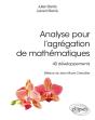 Analyse Pour L'Agregation De Mathematiques 40 Developpements - Preview