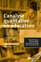 Capa do artigo Analyse Qualitative En Education Hommage A Mi. Huberman