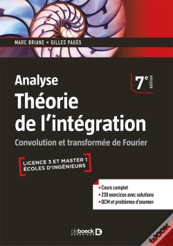 Capa do artigo Analyse ; Théorie De L'Intégration ; Convolution Et Transformée De Fourier (7e Édition)