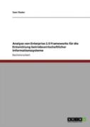 Analyse Von Enterprise 2.0 Frameworks Far Die Entwicklung Betriebswirtschaftlicher Informationssysteme